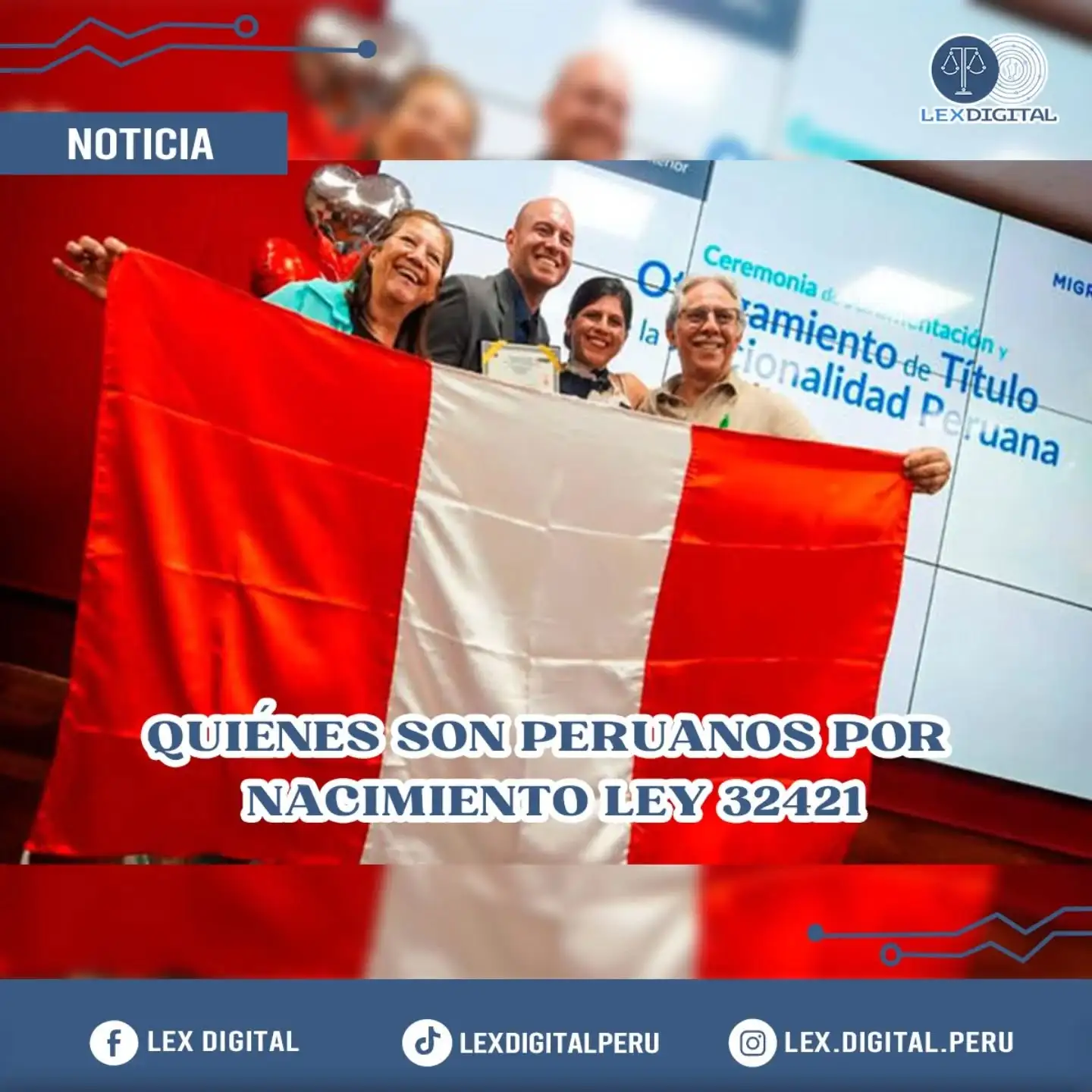 🇵🇪 Nueva Ley de Nacionalidad: ¿quiénes son peruanos por nacimiento según la Ley 32421?